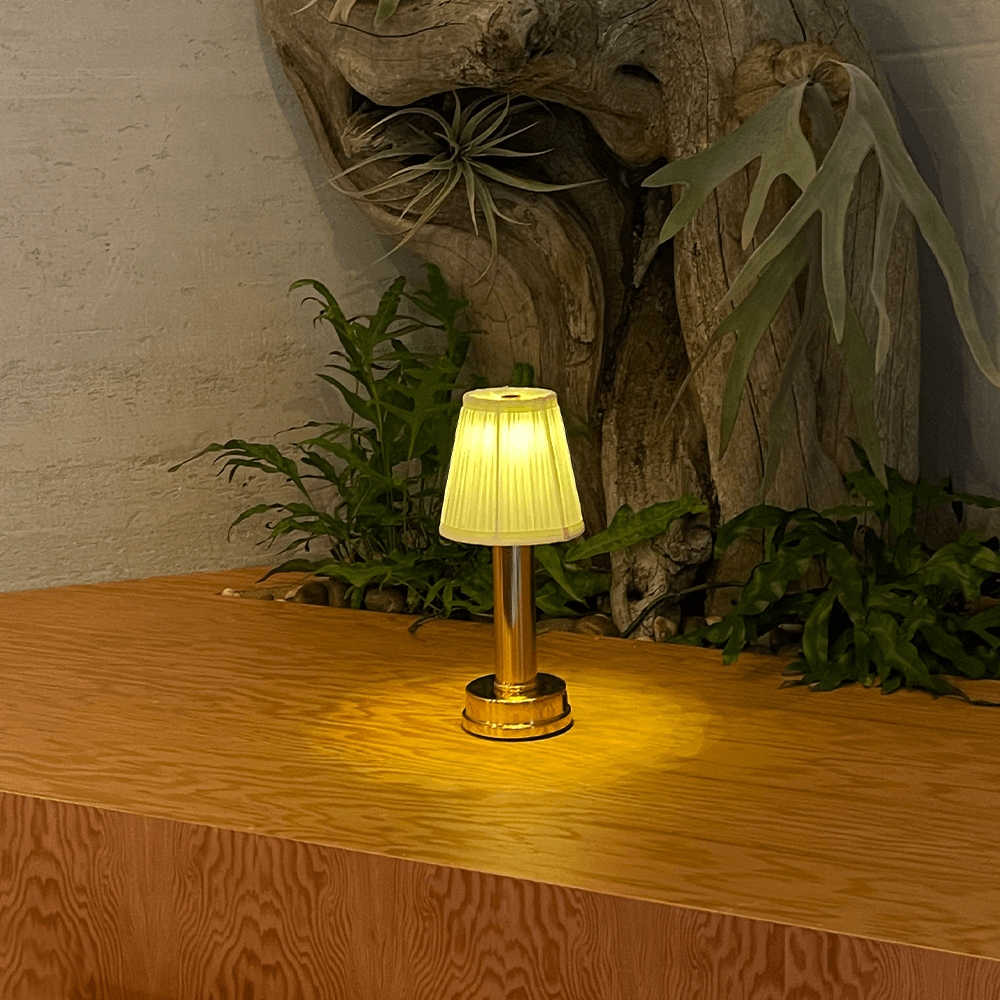 Lumen Cordless Fabric Table Lamp