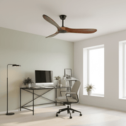 Lumen Curved Wood Blade Fan