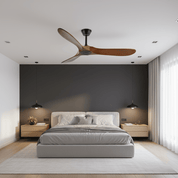 Lumen Curved Wood Blade Fan