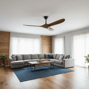 Lumen Curved Wood Blade Fan