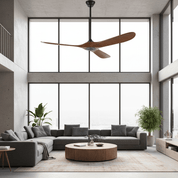 Lumen Curved Wood Blade Fan