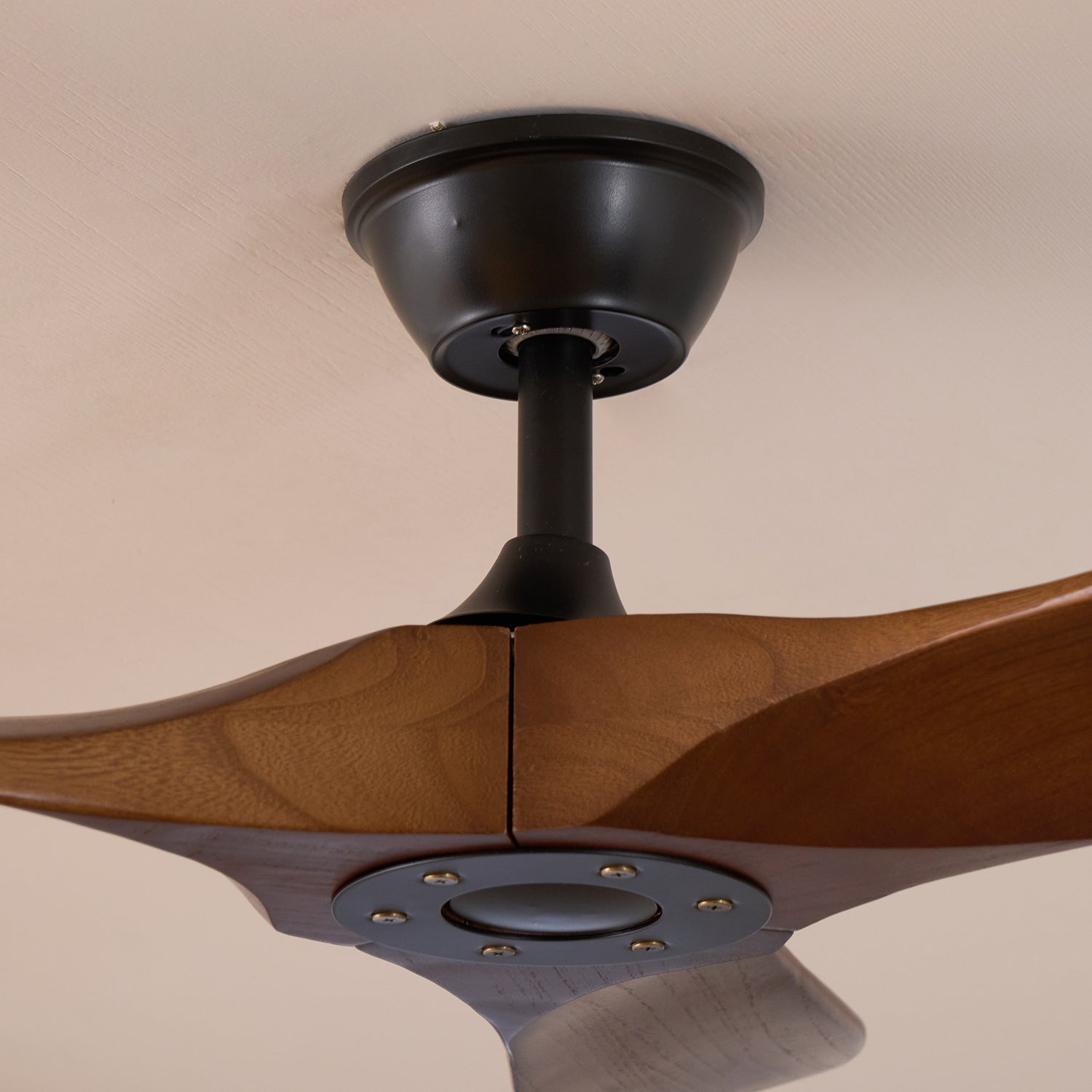 Lumen Curved Wood Blade Fan