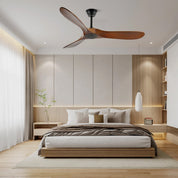 Lumen Curved Wood Blade Fan