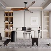 Lumen Curved Wood Blade Fan