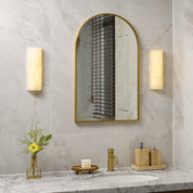 Lumen Alvia Alabaster Wall Light