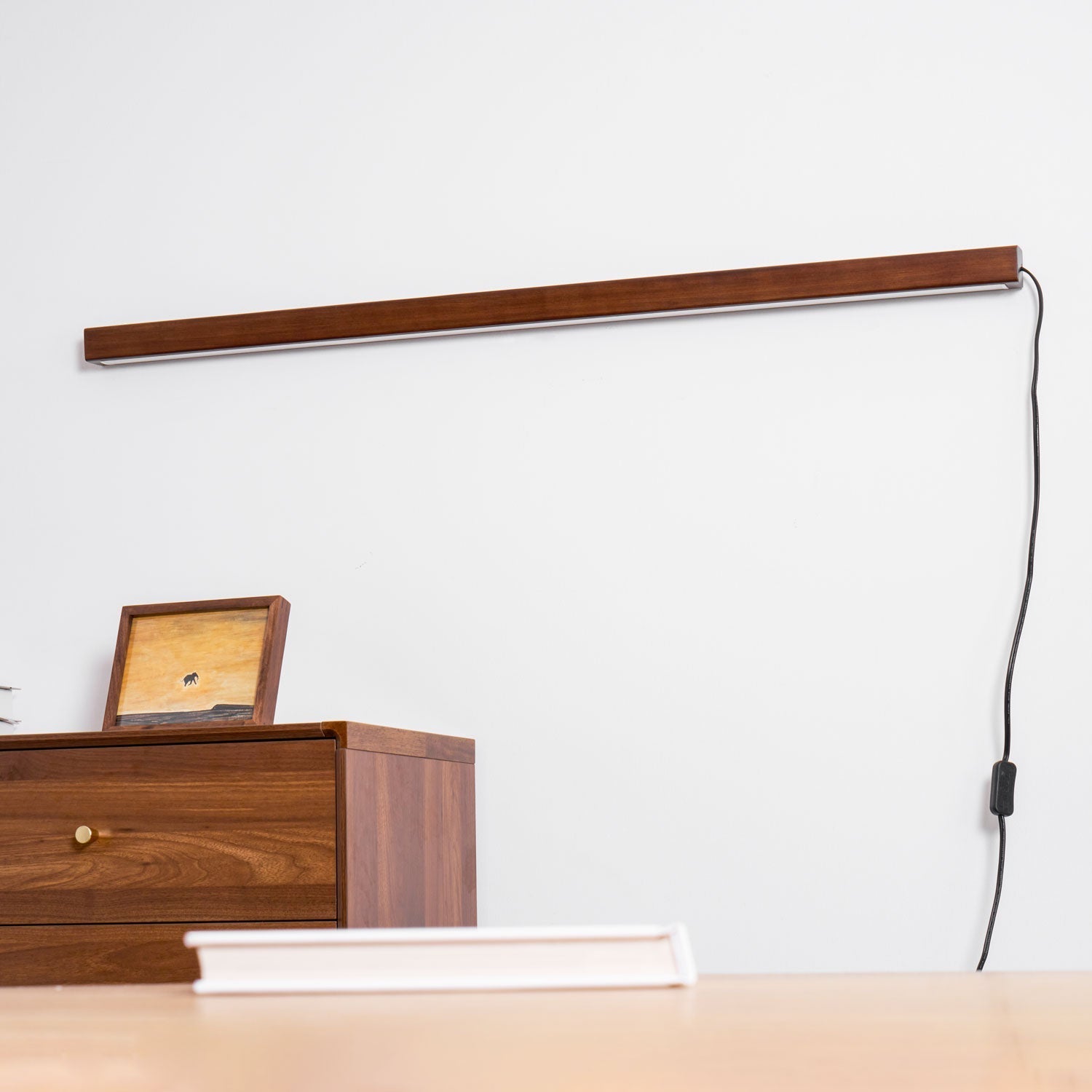 Lumen Linear Wood Wall Light