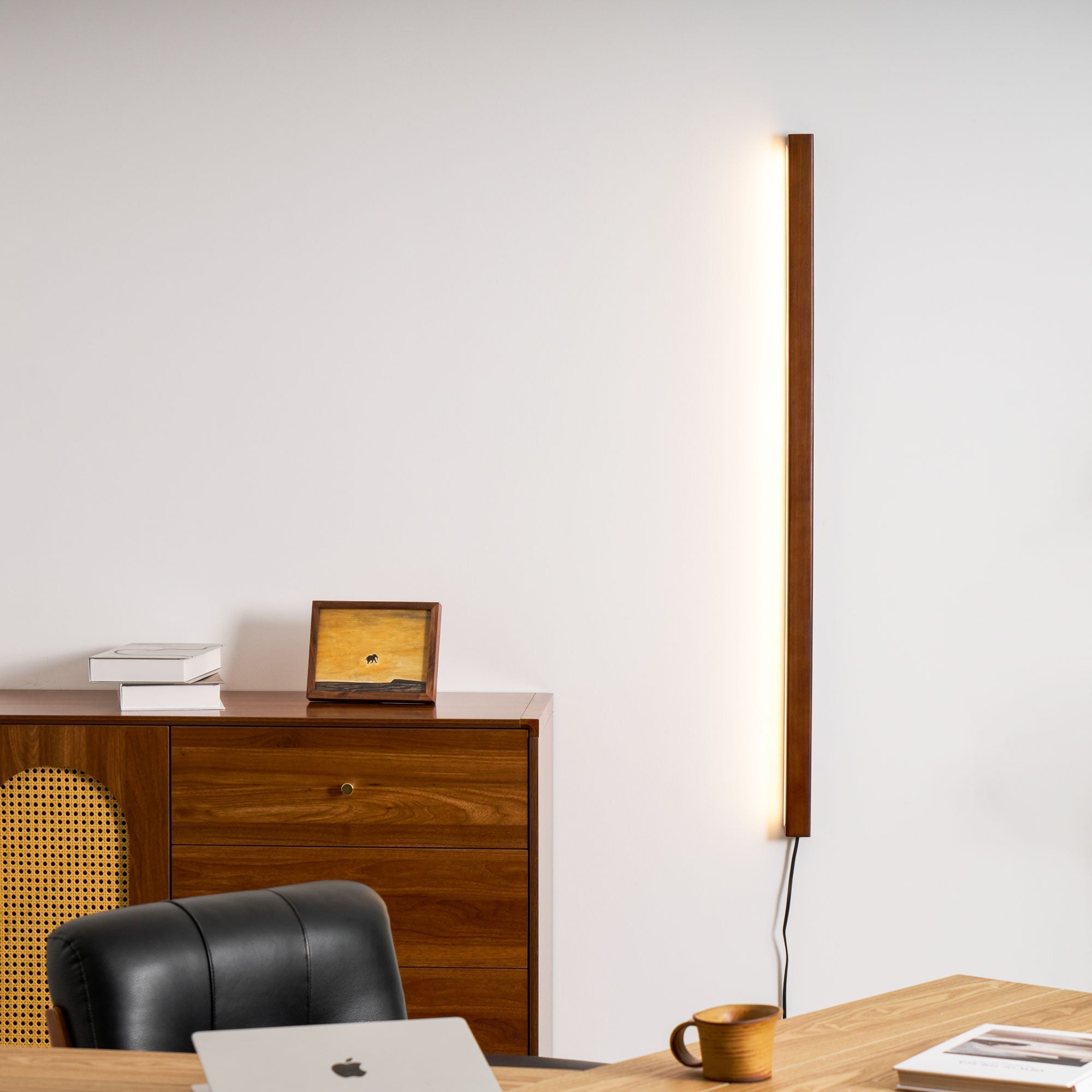 Lumen Linear Wood Wall Light