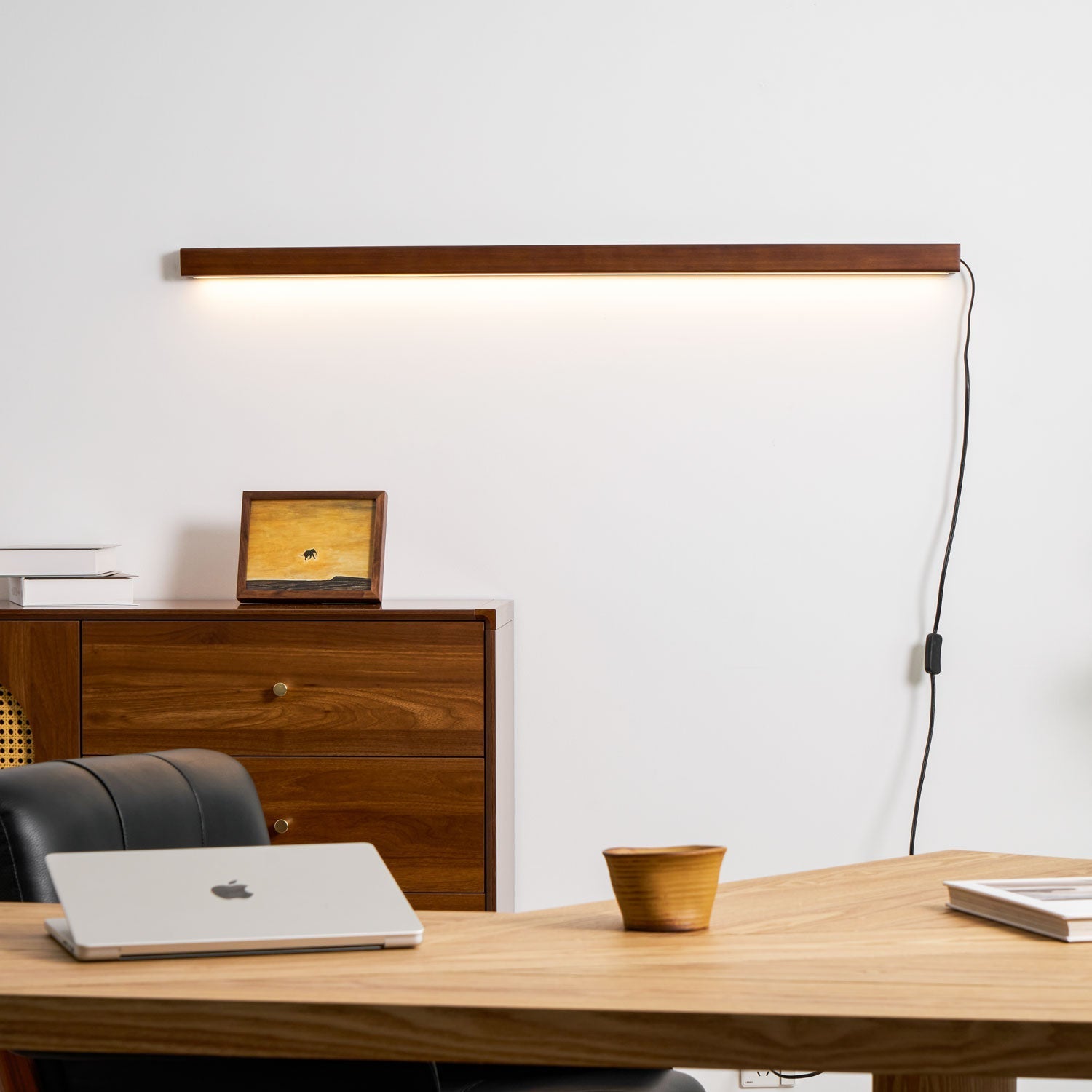 Lumen Linear Wood Wall Light