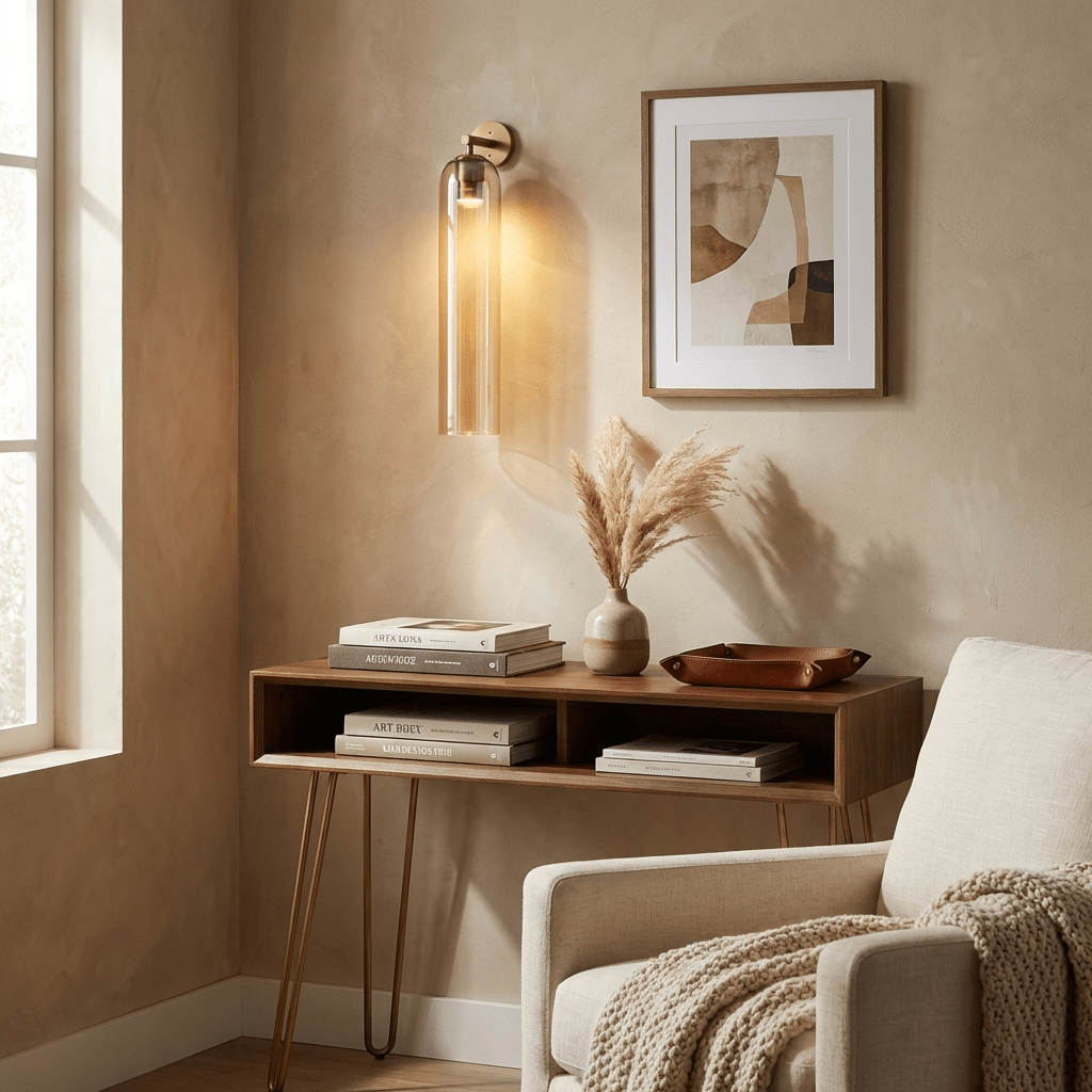 Lumen Art Glass Wall Sconce