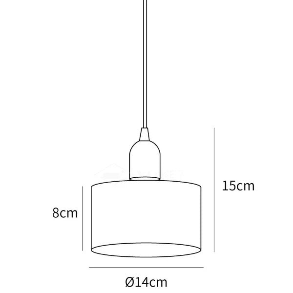 Lumen Alabaster Cylinder Pendant