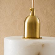Lumen Alabaster Cylinder Pendant