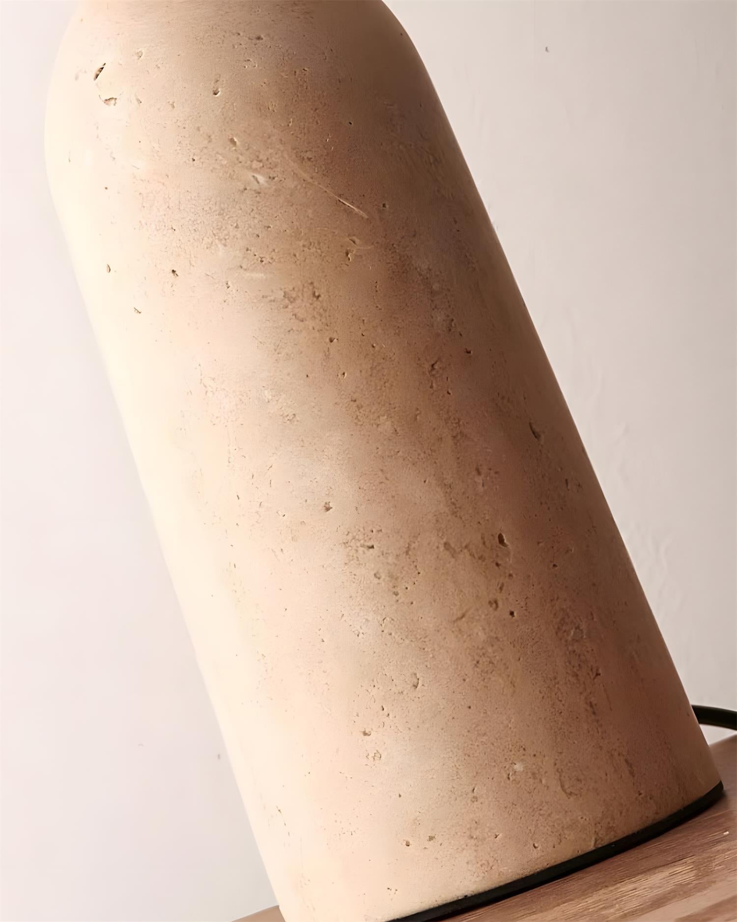 Lumen Avero Travertine Table Lamp
