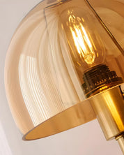 Lumen Avero Travertine Table Lamp