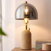 Lumen Avero Travertine Table Lamp