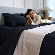 Drapée Bamboo Sheet Set - Pet Hair Repellent for Dogs/Cats Family