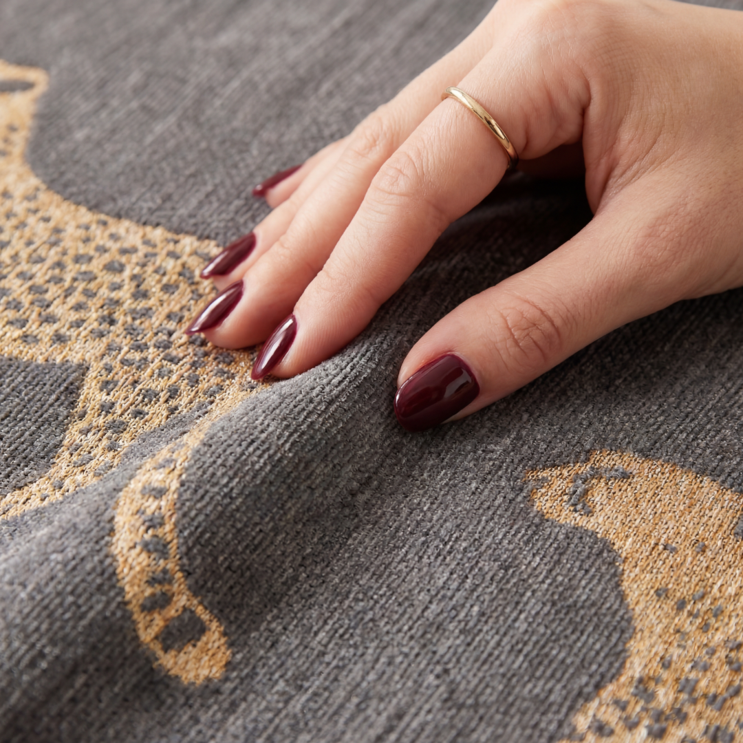 Drapée Leopard Jacquard Sofa Cover