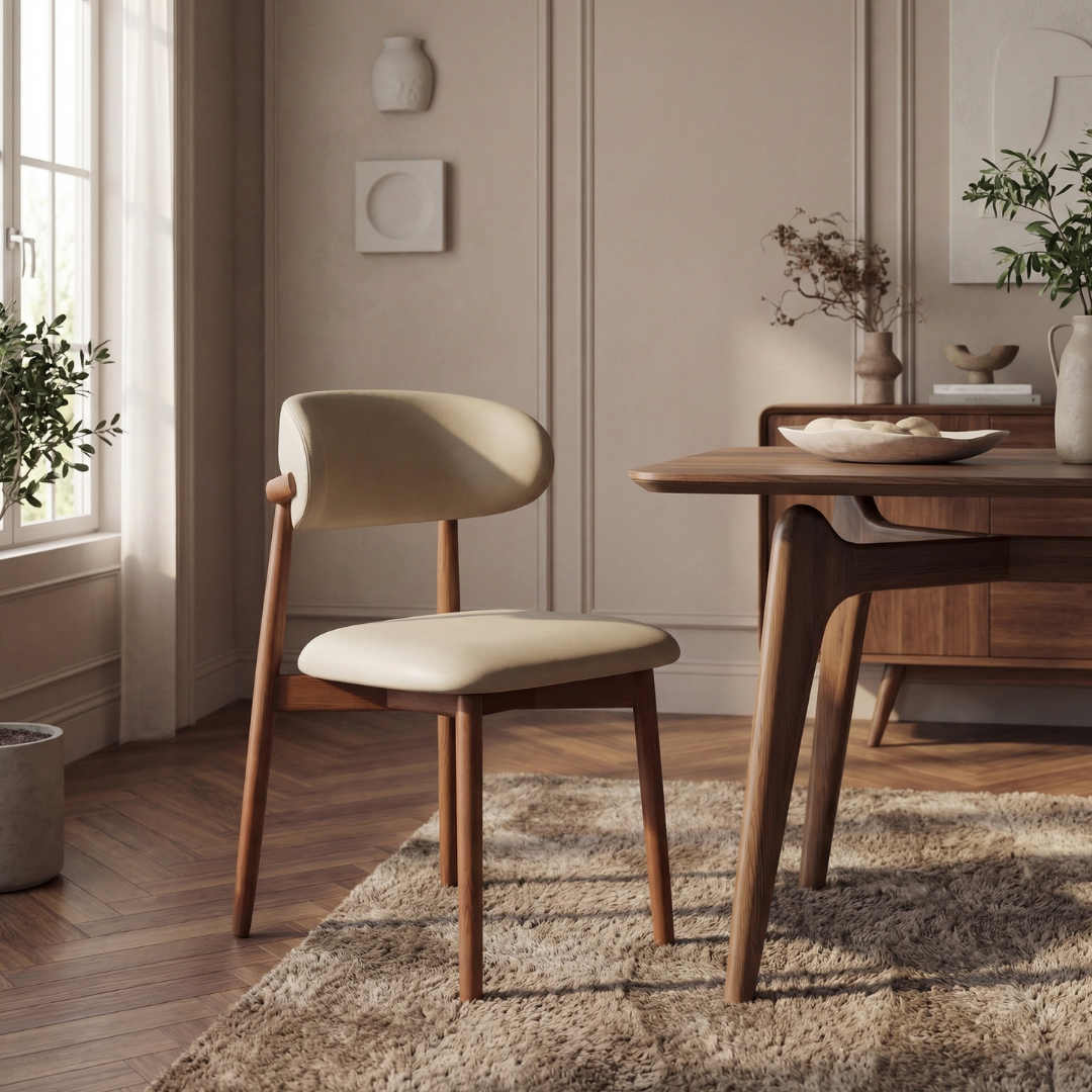 Atelier Ergonomic Dining Chairs Set