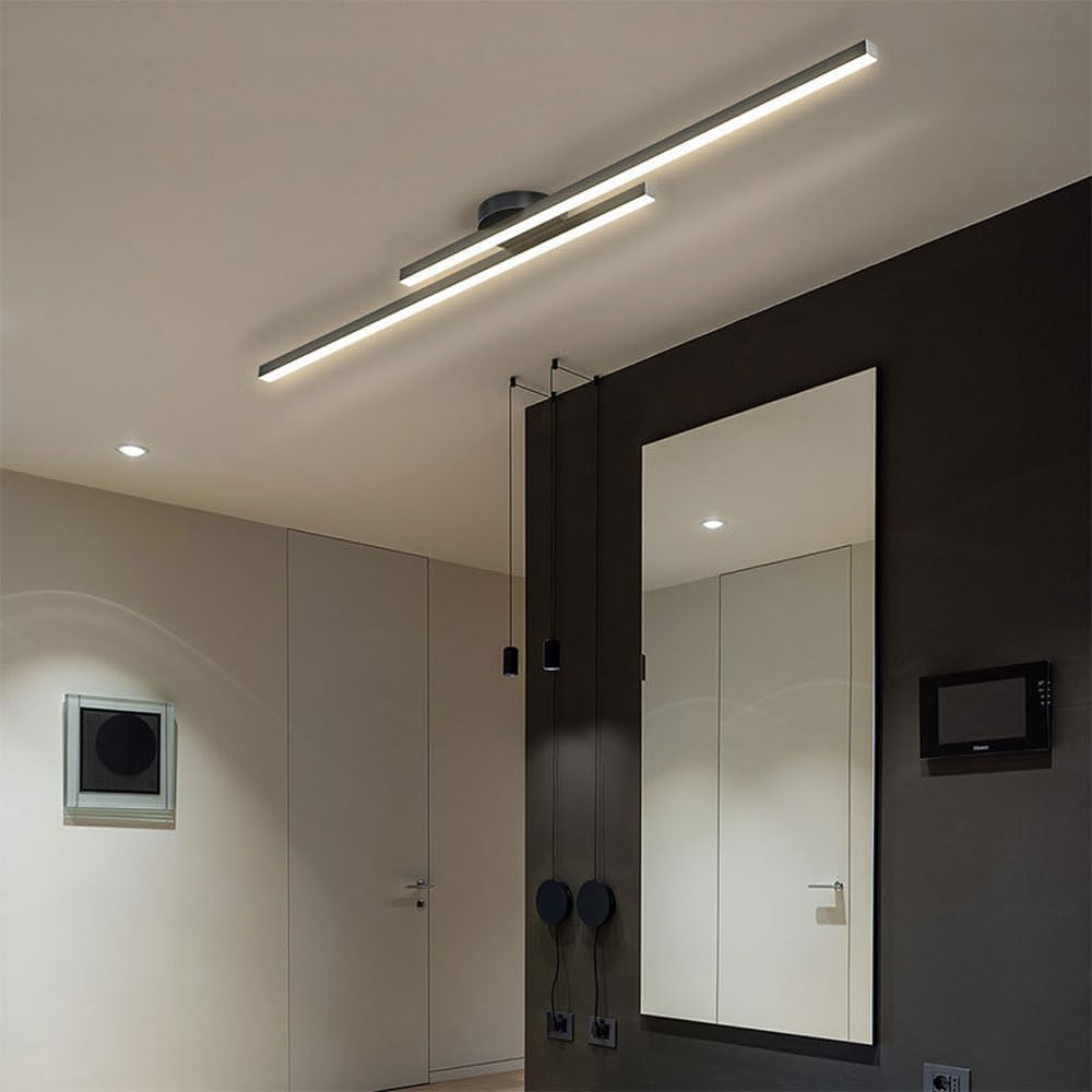 Lumen Aluminum Strip Ceiling Light
