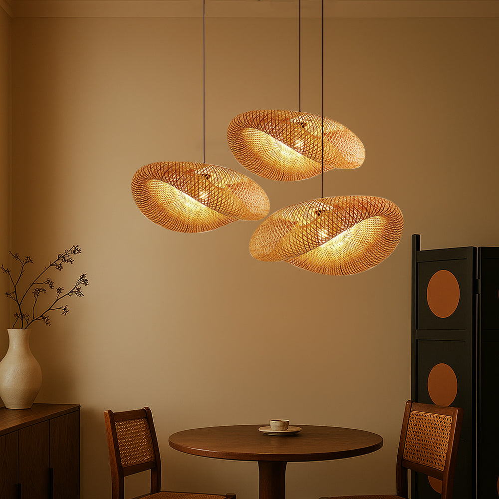 Lumen Bamboo Pendant Light