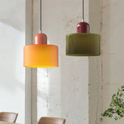 Lumen Bauhaus Round Glass Pendant Light