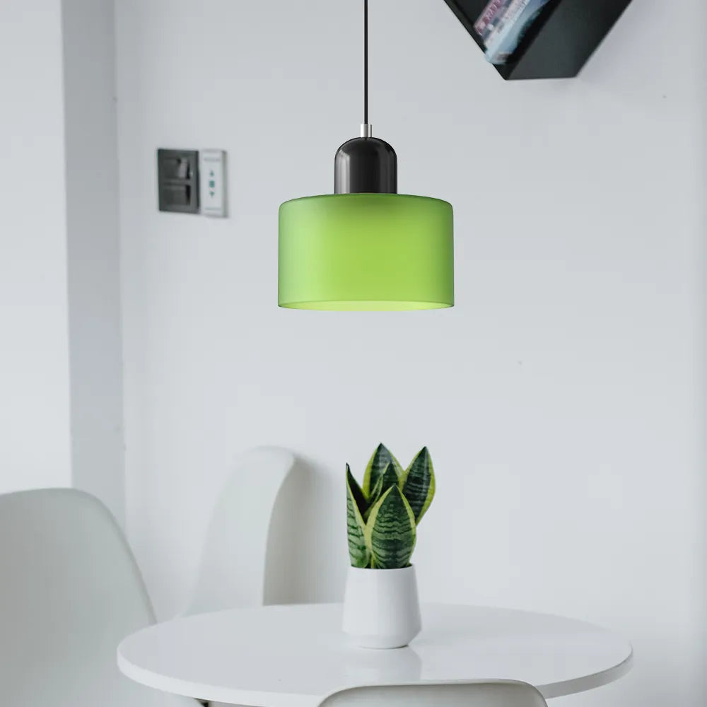 Lumen Bauhaus Round Glass Pendant Light