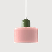 Lumen Bauhaus Round Glass Pendant Light