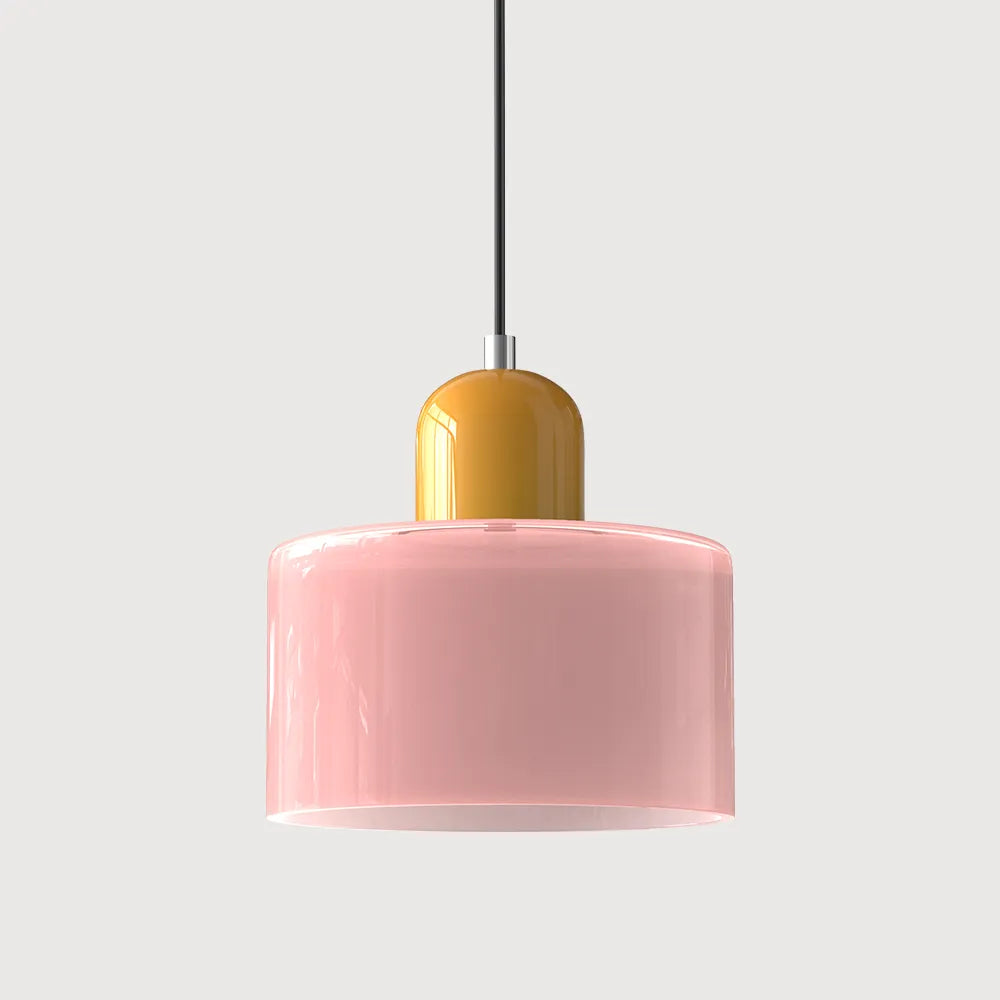 Lumen Bauhaus Round Glass Pendant Light
