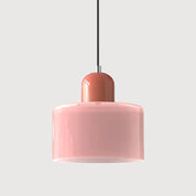 Lumen Bauhaus Round Glass Pendant Light