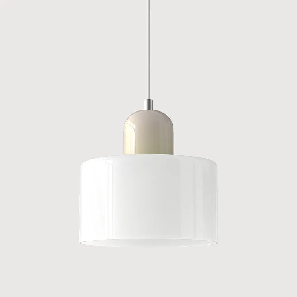 Lumen Bauhaus Round Glass Pendant Light