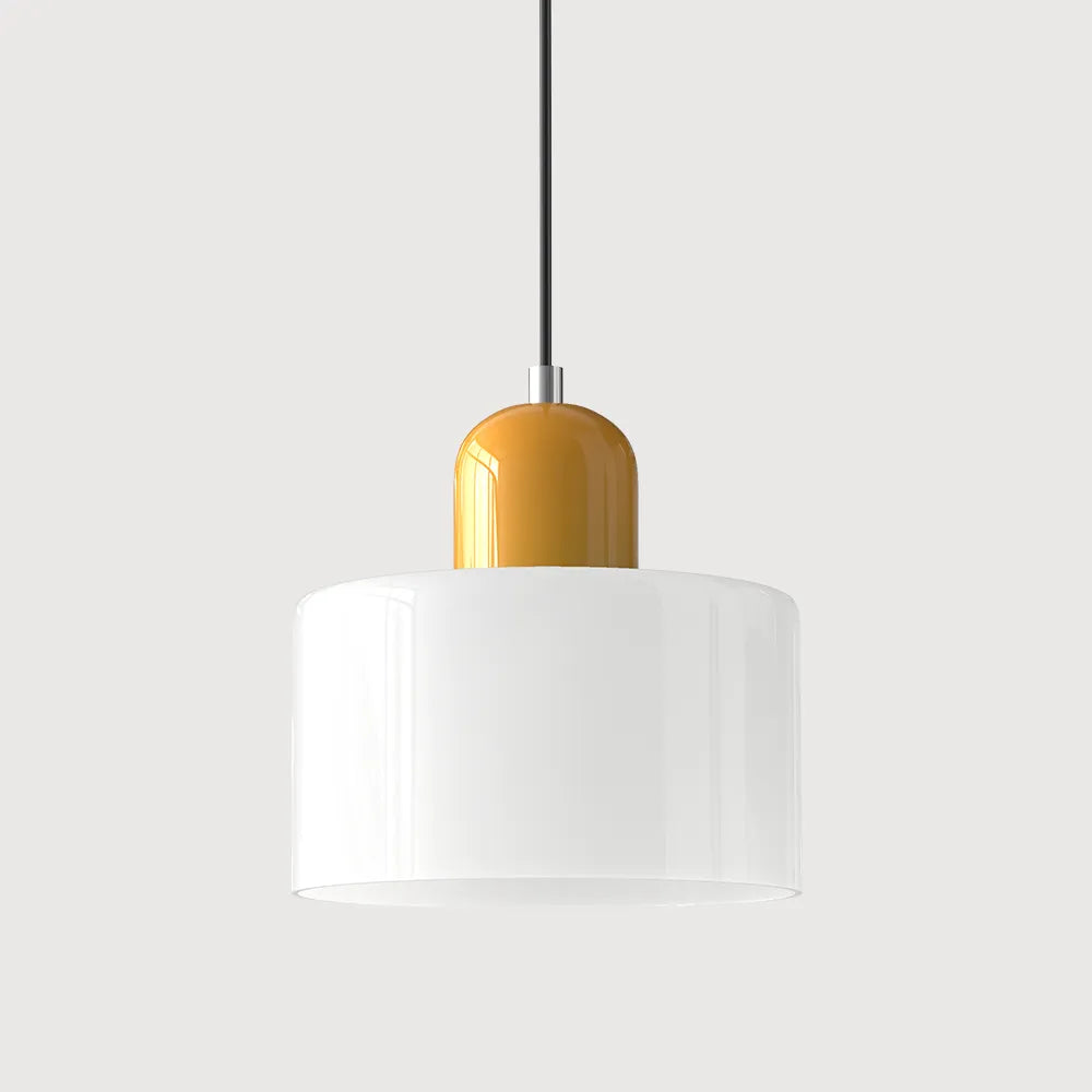 Lumen Bauhaus Round Glass Pendant Light