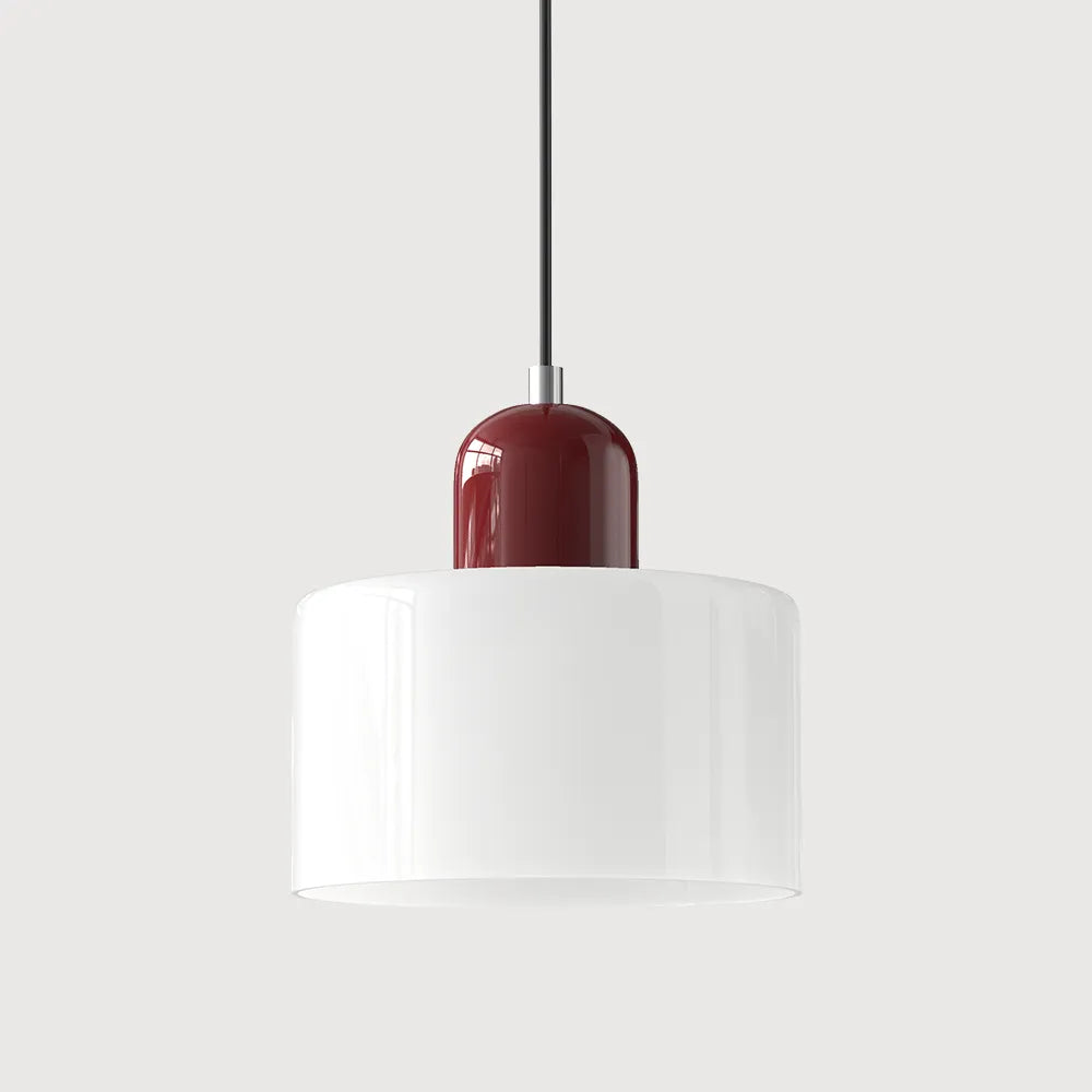 Lumen Bauhaus Round Glass Pendant Light
