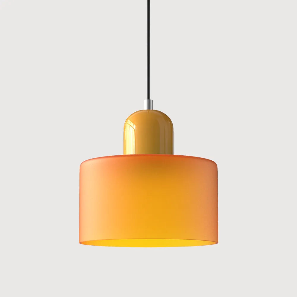 Lumen Bauhaus Round Glass Pendant Light