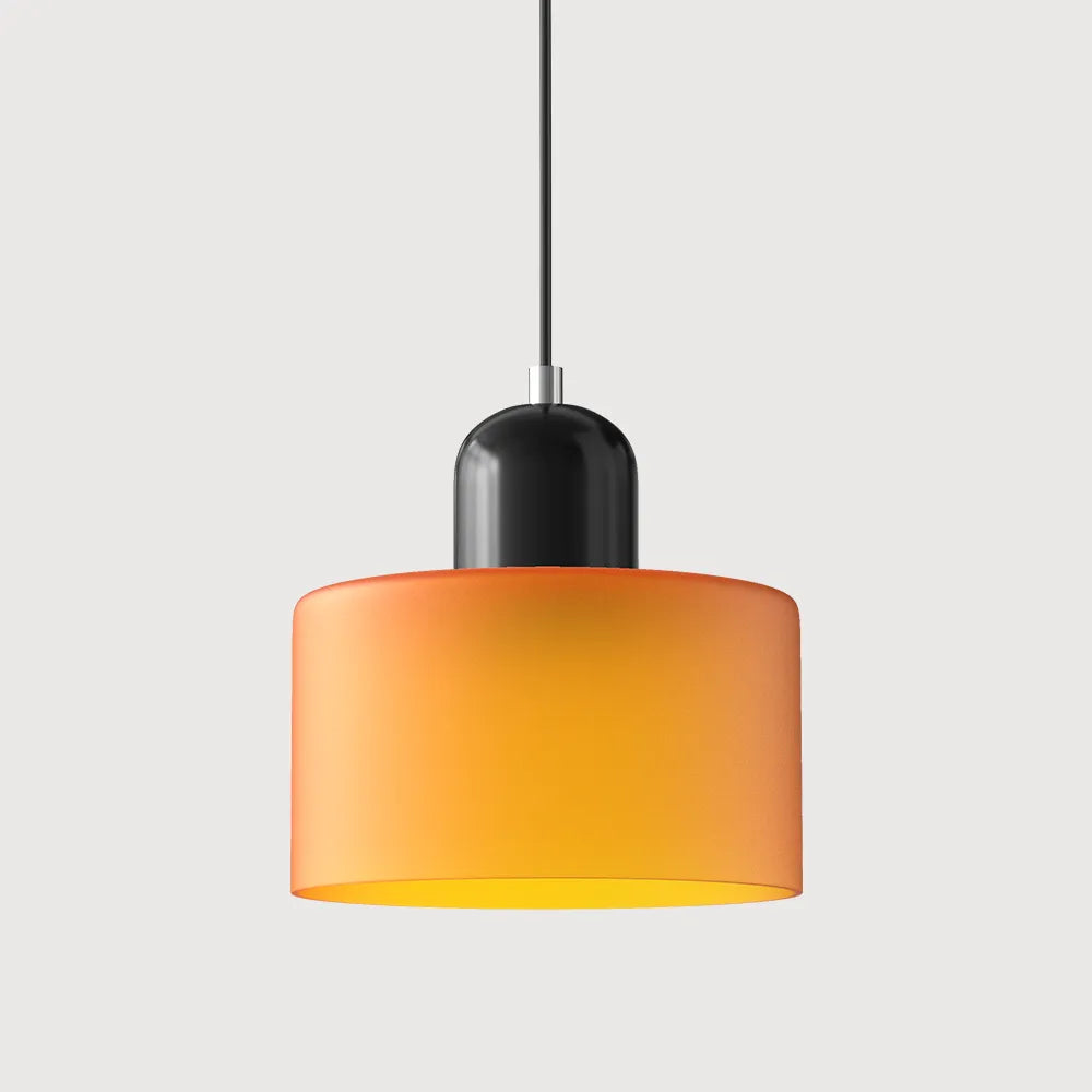 Lumen Bauhaus Round Glass Pendant Light