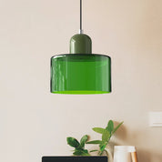 Lumen Bauhaus Round Glass Pendant Light