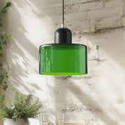 Lumen Bauhaus Round Glass Pendant Light