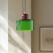 Lumen Bauhaus Round Glass Pendant Light