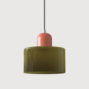 Lumen Bauhaus Round Glass Pendant Light
