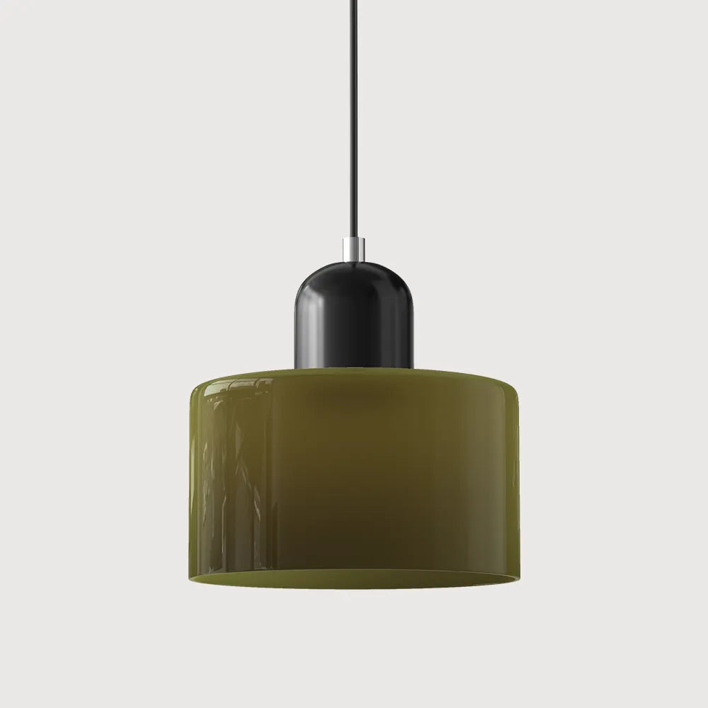 Lumen Bauhaus Round Glass Pendant Light