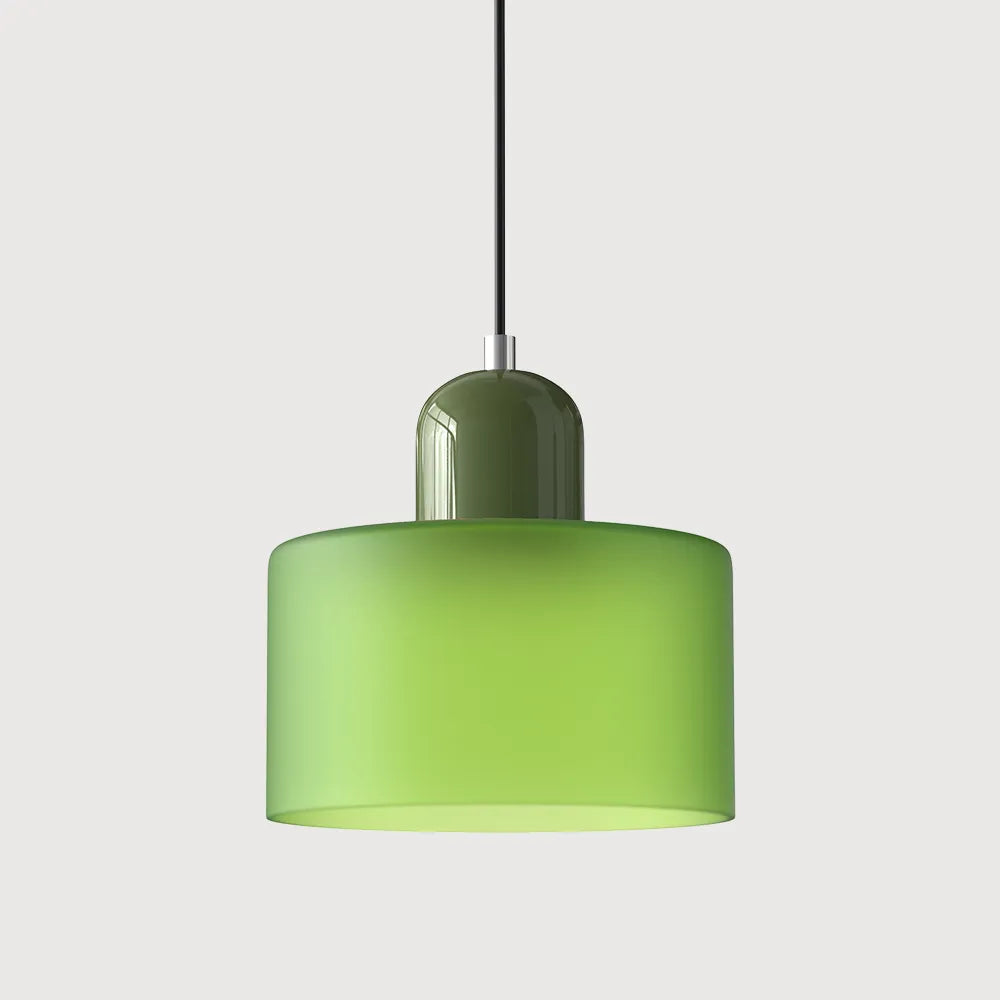 Lumen Bauhaus Round Glass Pendant Light