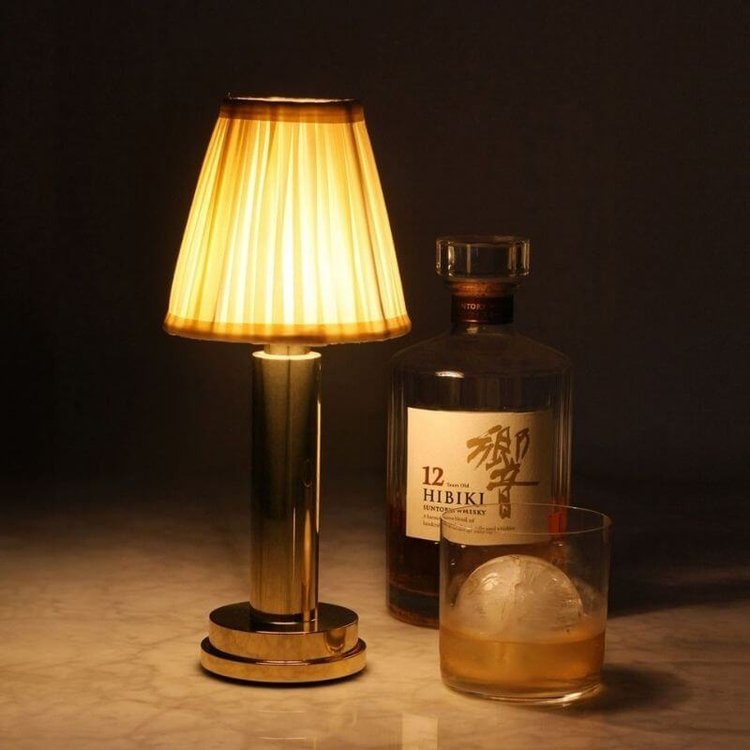 Lumen Cordless Fabric Table Lamp