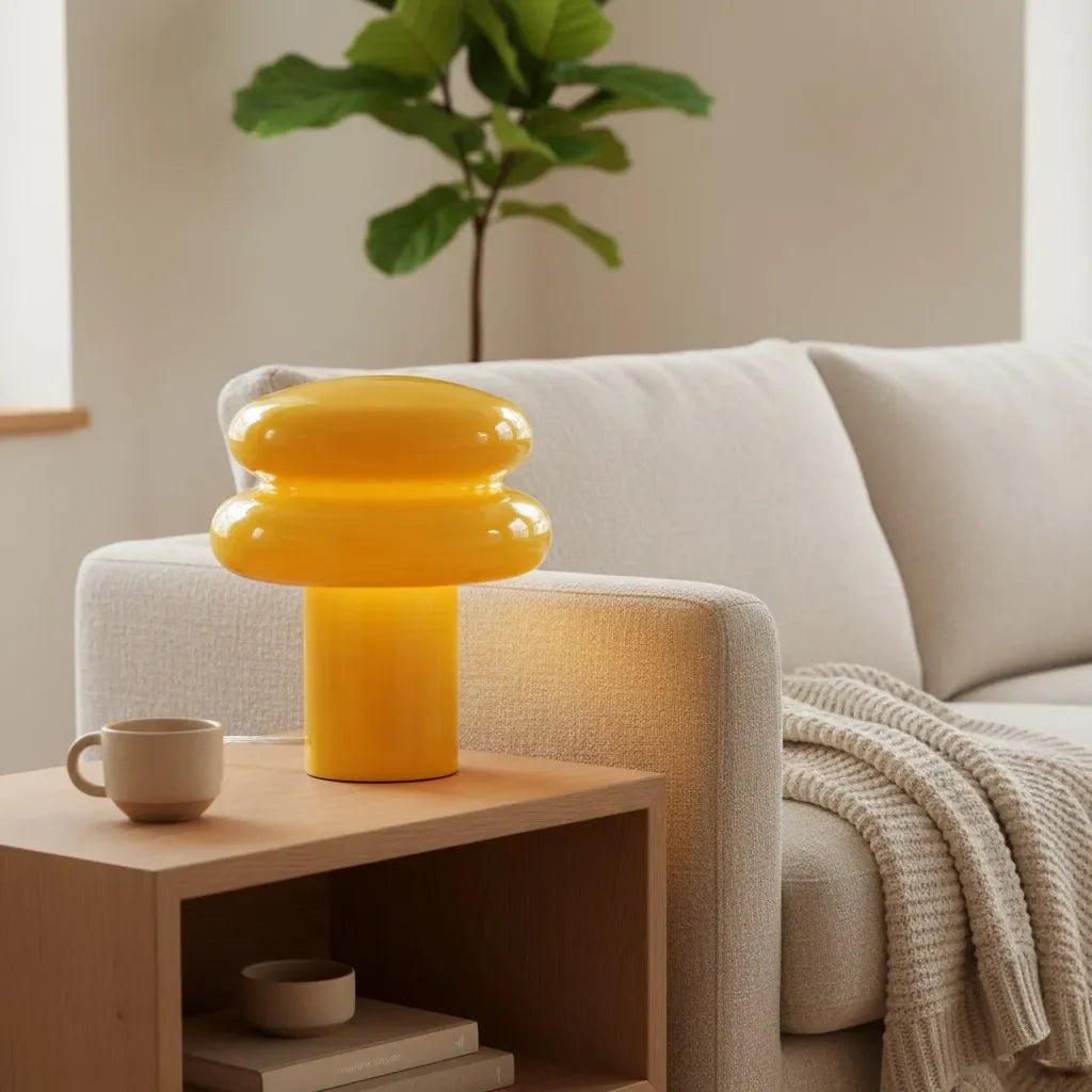 Lumen Opal Glass Table Lamp