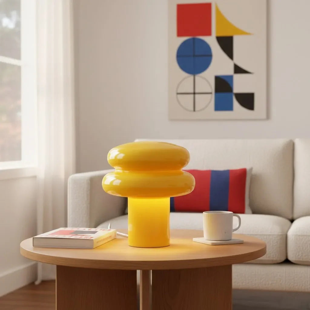 Lumen Opal Glass Table Lamp