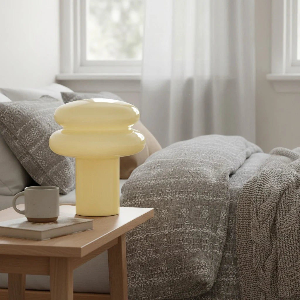 Lumen Opal Glass Table Lamp
