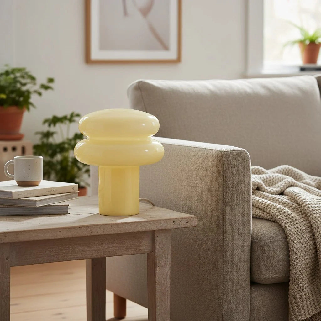 Lumen Opal Glass Table Lamp