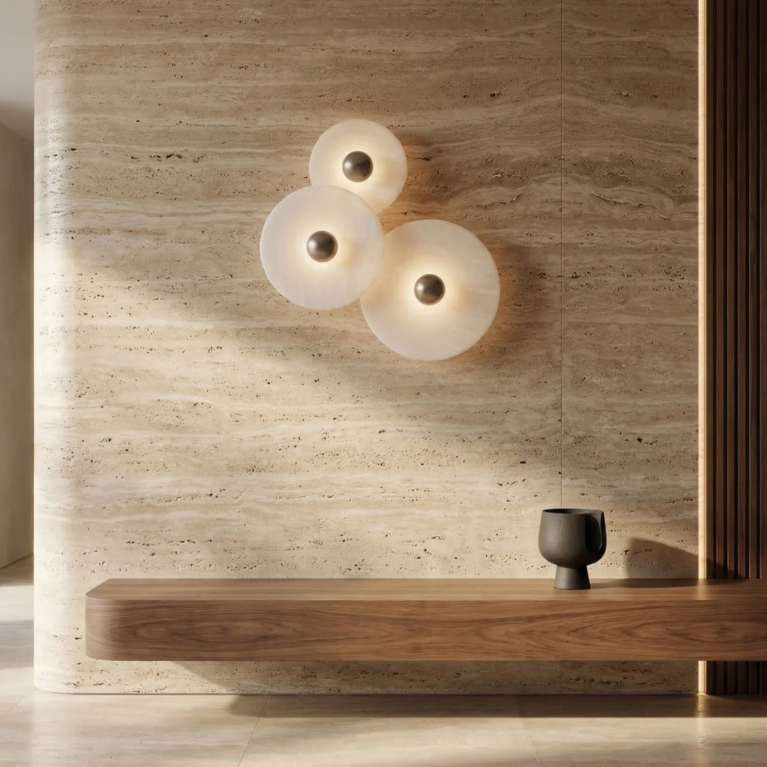 Lumen Alabaster Wall Lamp