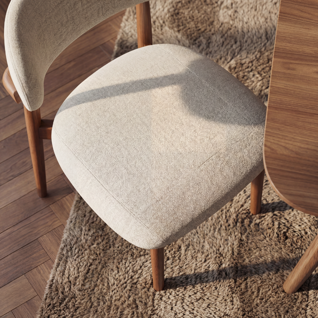 Atelier Ergonomic Dining Chairs Set