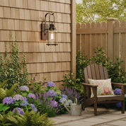 Lumen Carson Glass Jar Sconce