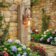 Lumen Carson Glass Jar Sconce