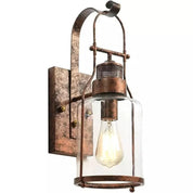 Lumen Carson Glass Jar Sconce