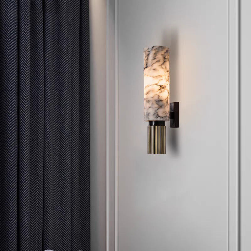 Lumen Copper Stone Wall Light